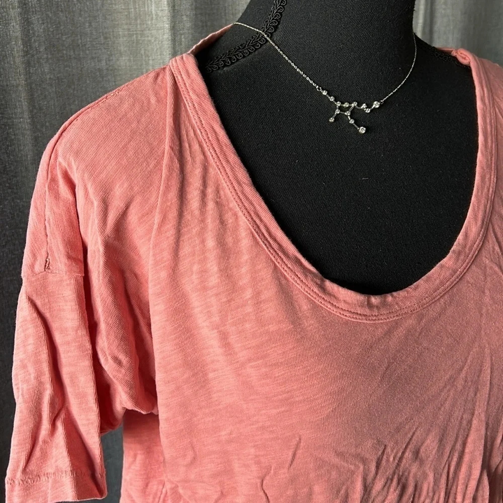 Pink Orange J. Crew Blouse